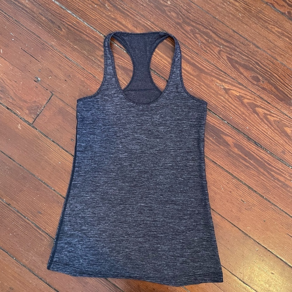 Lululemon gray racer back tank top S